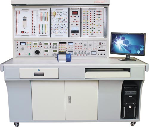 電工、模電、數(shù)電、電拖、單片機、 PLC、傳感器技術(shù)綜合實訓(xùn)考核裝置